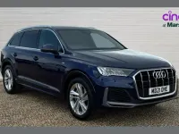 Used Audi Q7 S-Line 381 HP (280 kW) 2021 Blue SUV