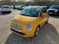 Usado Fiat 500 Lounge 69 CV (50 kW) 2015 Amarillo Utilitario