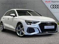 Used Audi A3 S-Line 147 HP (108 kW) 2023 White Hatchback