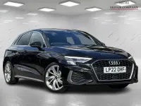 Used Audi A3 Sportback S-Line 2022 Black Hatchback