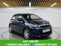 Used Peugeot 108 Active 68 HP (50 kW) 2016 Blue Hatchback
