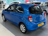 Begagnad Nissan Micra Acenta 2011 Blå Halvkombi