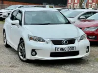 Used Lexus CT200h 2013 White Hatchback