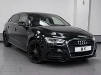Used Audi A3 Sportback S-Line 150 HP (110 kW) 2016 Black Hatchback