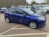 Used Ford Fiesta Titanium 2015 Blue Hatchback