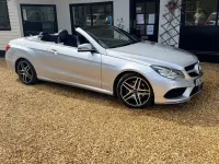 Used Mercedes E220 AMG 170 HP (125 kW) 2013 Silver Cabriolet
