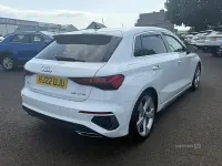 Used Audi A3 e-tron S-Line 2022 White Hatchback