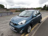 Used Nissan Micra Acenta 2015 Blue Hatchback