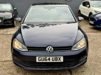 Used VW Golf VII Match 105 HP (77 kW) 2014 Blue Hatchback