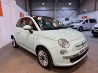 Used Fiat 500 Lounge 69 HP (50 kW) 2014 Green Hatchback