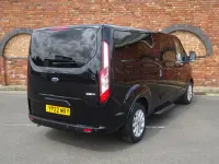 Used Ford Tourneo Custom Titanium 130 HP (95 kW) 2022 Black Van