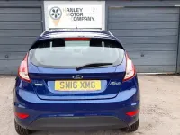 Used Ford Fiesta Zetec 100 HP (73 kW) 2016 Blue Hatchback