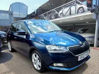 Used Skoda Fabia SE L 94 HP (69 kW) 2021 Petrol blue metallic Hatchback