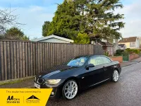 Used BMW 320 Cabriolet M Sport 2009 Black Cabriolet