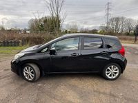 Used Nissan Note Acenta Premium 2014 Black Hatchback