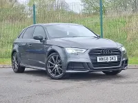 Usado Audi A3 Black Edition 116 HP (85 kW) 2018 Cinzento Sedan