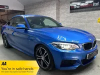 Begagnad BMW 218 M Sport 2021 Blå Sportkupé