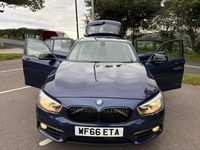 Used BMW 118 Sport Line 2016 Blue Hatchback
