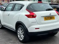 Gebraucht Nissan Juke Acenta 117 PS (86 kW) 2013 Weiß SUV