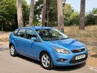 Used Ford Focus Zetec 2010 Blue Hatchback