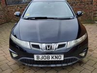 Begagnad Honda Civic Sport 140 HK (102 kW) 2008 Svart Halvkombi