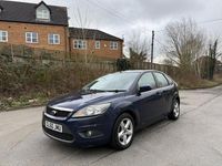 Used Ford Focus Zetec 2010 Blue Hatchback