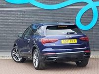 Used Audi Q3 Black Edition 150 HP (110 kW) 2021 Blue SUV