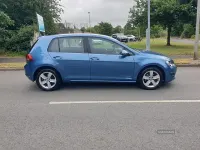 Used VW Golf VII SE 105 HP (77 kW) 2014 Blue Hatchback
