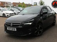 Used Vauxhall Corsa SRi 100 HP (73 kW) 2021 Black Hatchback