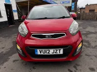 Used Kia Picanto 84 HP (61 kW) 2012 Red Hatchback