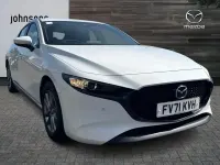 Usado Mazda 3 120 CV (88 kW) 2021 Blanco Utilitario