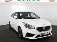 Used MG MG3 Excite 106 HP (77 kW) 2023 White Hatchback