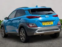 Used Hyundai Kona Premium 141 HP (103 kW) 2021 Blue SUV