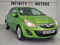 Used Vauxhall Corsa 83 HP (61 kW) 2014 Green Hatchback