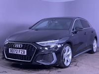 Used Audi A3 Sportback S-Line 110 HP (80 kW) 2022 Black Hatchback