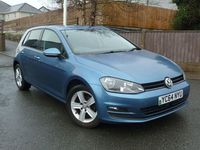 Used VW Golf VII Match 105 HP (77 kW) 2014 Blue Hatchback