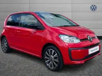 Used VW up! Black Edition 65 HP (47 kW) 2021 Red Hatchback