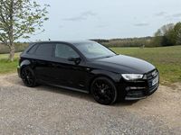 Used Audi A3 Sportback Black Edition 116 HP (85 kW) 2018 Black Hatchback