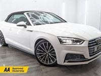 Used Audi A5 Cabriolet S-Line 190 HP (139 kW) 2020 White Cabriolet