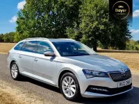 Used Skoda Superb SE Technology 150 HP (110 kW) 2022 Silver Estate
