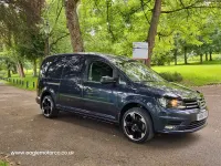 Used VW Caddy Highline 102 HP (75 kW) 2016 Blue MPV