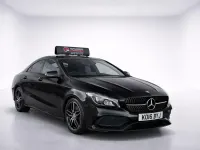 Used Mercedes CLA220 AMG line 177 HP (130 kW) 2016 Black Sedan