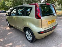Used Nissan Note Acenta 110 HP (80 kW) 2009 Gold Hatchback