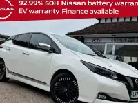 Used Nissan Leaf Tekna 110 kW (150 HP) 2022 White Hatchback