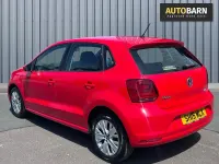 Used VW Polo SE 60 HP (44 kW) 2015 Red Hatchback
