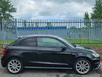 Used Audi A1 S-Line 125 HP (91 kW) 2016 Black Hatchback
