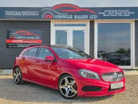 Used Mercedes A250 AMG 211 HP (155 kW) 2015 Red Hatchback