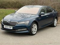 Used Skoda Superb SE L 190 HP (139 kW) 2021 Blue Hatchback
