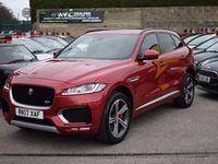 Used Jaguar F-Pace S 300 HP (220 kW) 2017 Red SUV