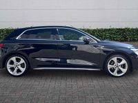 Begagnad Audi A3 S-Line 2023 Svart Sedan
